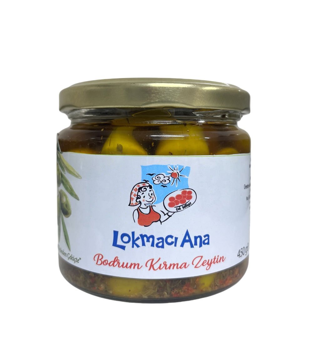Bodrum Kırma Zeytin (çekiçte) 450 GR