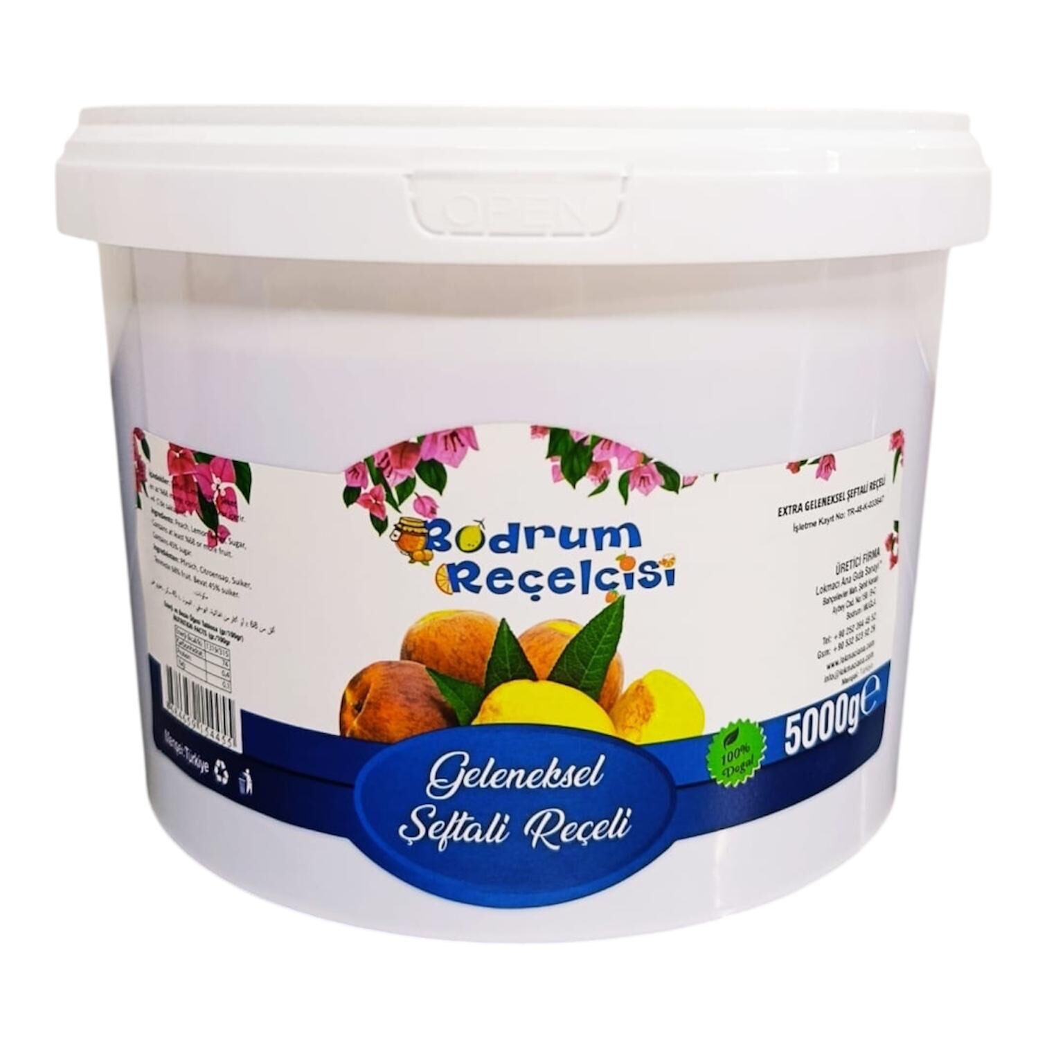 Şeftali Reçeli 5 KG