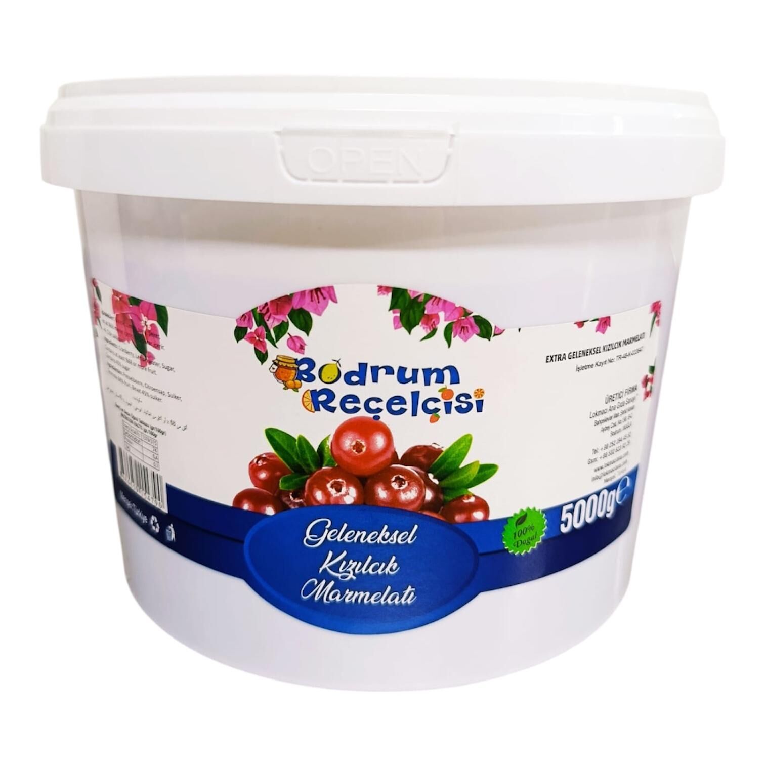 Kızılcık Marmelatı 5 KG