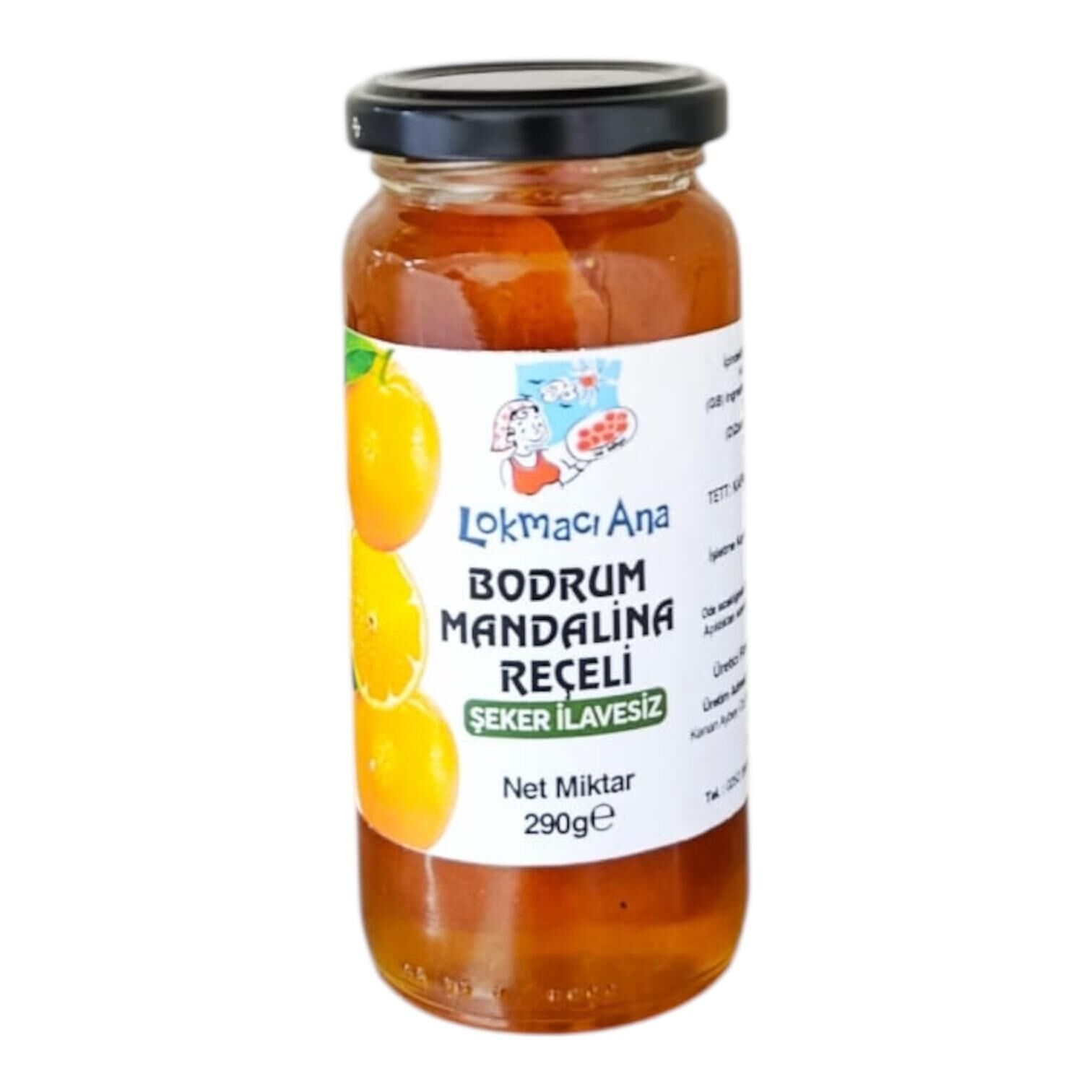 Şeker İlavesiz Mandalina Reçeli 290 GR