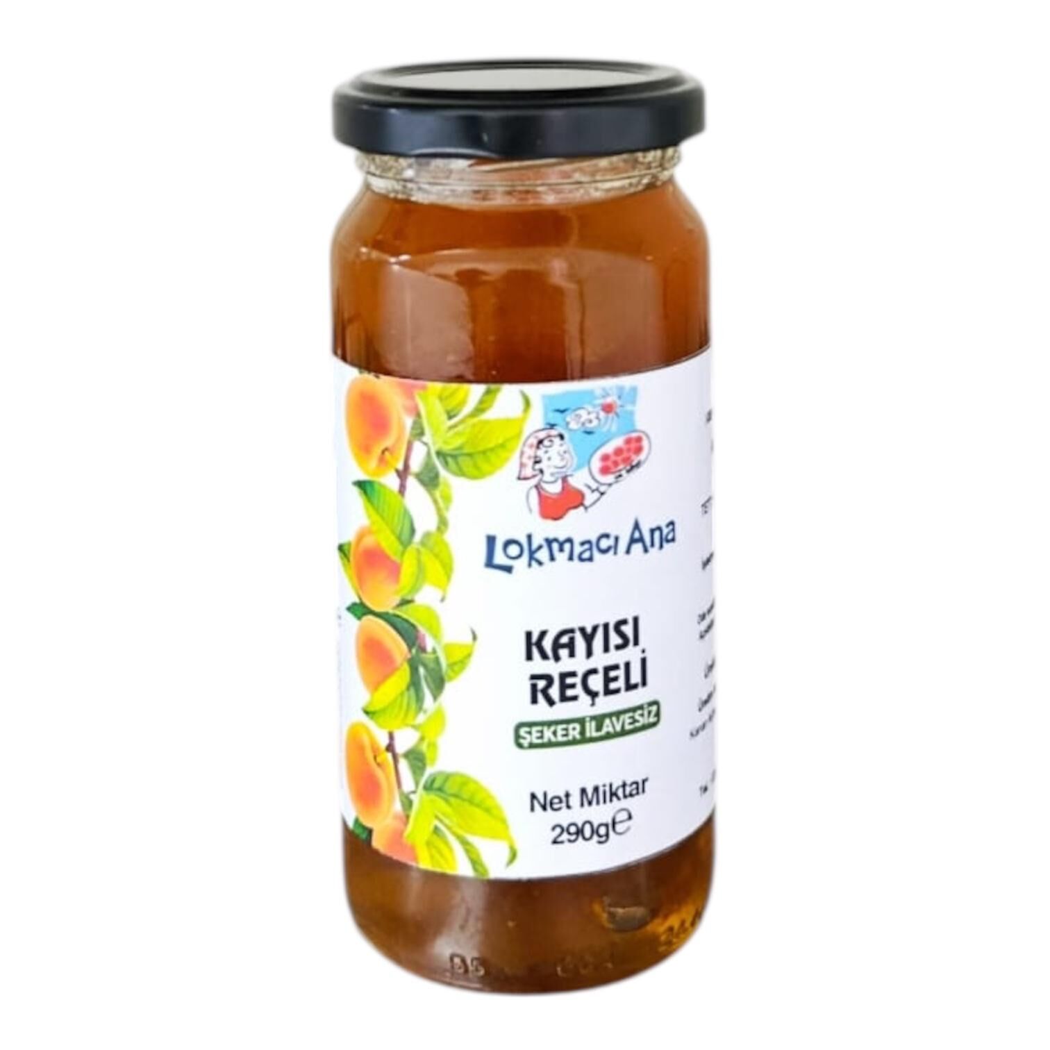 Şeker İlavesiz Kayısı Reçeli 290 GR