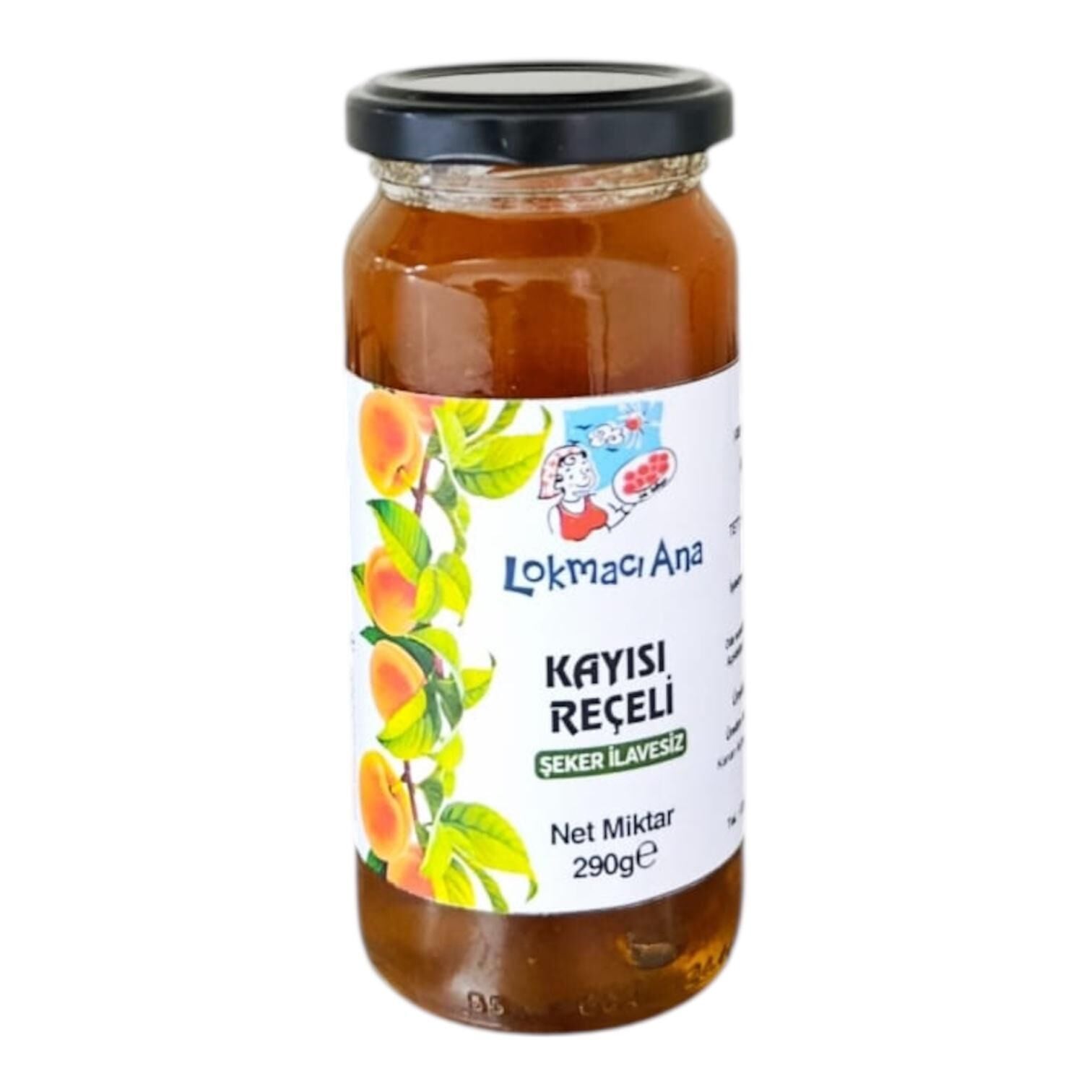 Şeker İlavesiz Kayısı Reçeli 290 GR
