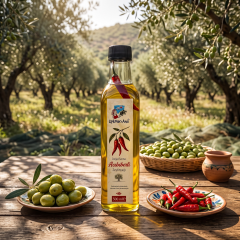 Doğal Sızma Acı Biberli Zeytinyağı 500 ML